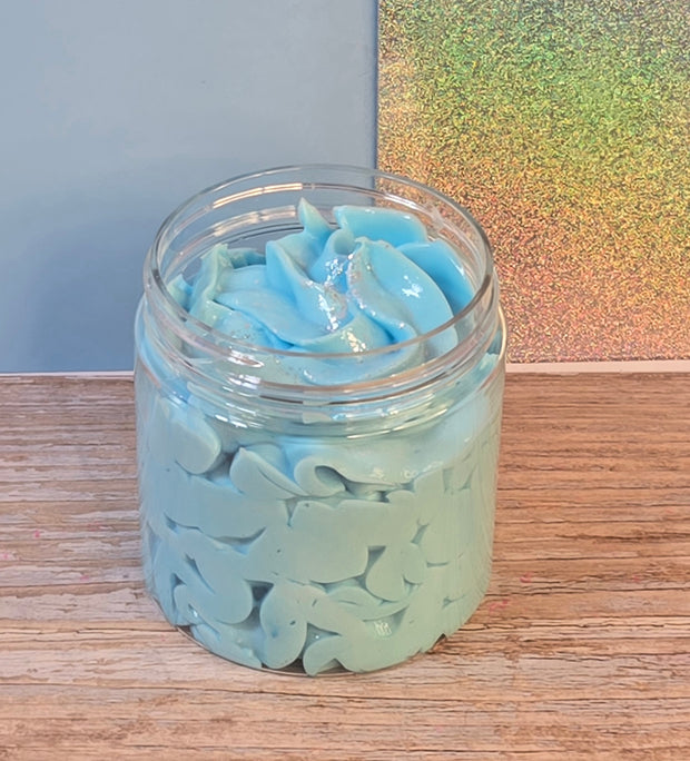 Blueberry Jam Whipped Body Butter. Handmade Shea & Mango Butter Body Frosting. All Natural Non Greasy No Melt Body Butter