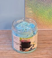 Blueberry Jam Whipped Body Butter. Handmade Shea & Mango Butter Body Frosting. All Natural Non Greasy No Melt Body Butter