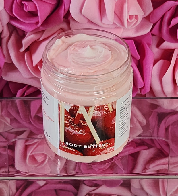 Winter Candy Apple BBW Type Whipped Body Butter. Handmade Shea & Mango Butter Body Frosting. All Natural Non Greasy Emulsified Body Butter - Glamorous Beauty & Boutique