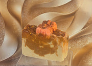 Pumpkin Cheesecake Organic Cold Process Swirl Soap. Handmade All Natural Handcrafted Soap. Cute Swirl Soap! Yoni Soap Bar