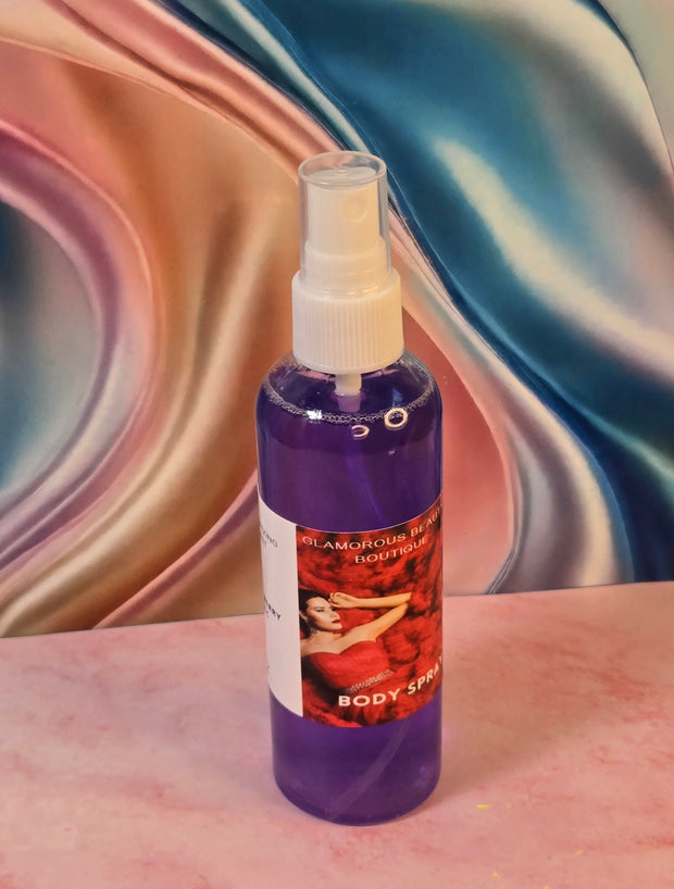 She's Berry Chic Body & Hair Spray. 4 oz Handmade Moisturizing Hair and Body Mist.  Alcohol Free! Room Freshener.