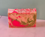 Viva La Juicee Organic Cold Process Swirl Soap. Handmade All Natural Soap Bar. Cute Swirl Soap! Moisturizing Yoni Soap
