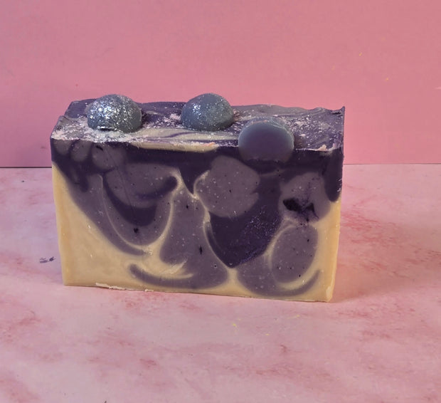 Black Raspberry Vanilla Organic Cold Process Swirl Soap. Handmade All Natural Handcrafted Soap. Cute Swirl Soap Bar. Yoni Soap. natural skincare