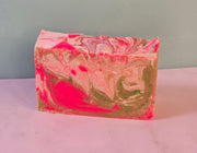Viva La Juicee Organic Cold Process Swirl Soap. Handmade All Natural Soap Bar. Cute Swirl Soap! Moisturizing Yoni Soap