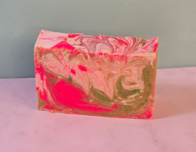 Viva La Juicee Organic Cold Process Swirl Soap. Handmade All Natural Soap Bar. Cute Swirl Soap! Moisturizing Yoni Soap