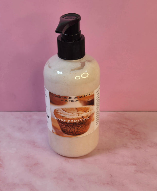 Pumpkin Souffle Whipped Shea Butter Moisturizer. Handmade Shea Butter Body Frosting. All Natural Hand and Body Lotion 8 oz