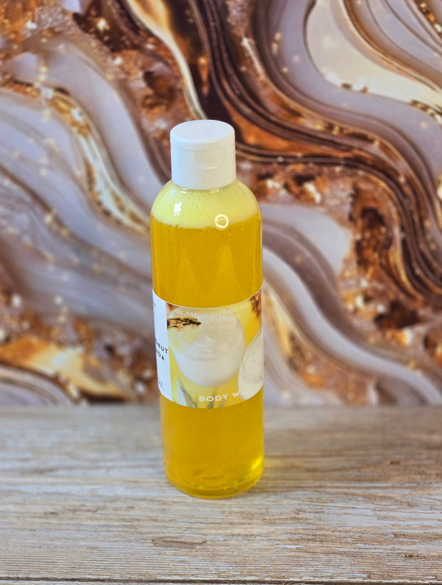 Coconut Colada Foaming All Natural Body Wash. 4 oz or 8 oz Handmade Moisturizing Shower Gel. Luxurious Cleanser - Glamorous Beauty & Boutique 