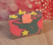 Over The Rainbow Organic Cold Process Swirl Soap. Handmade All Natural Handcrafted Soap. Cute Swirl Soap! Pink Soap Bar. Yoni Soap