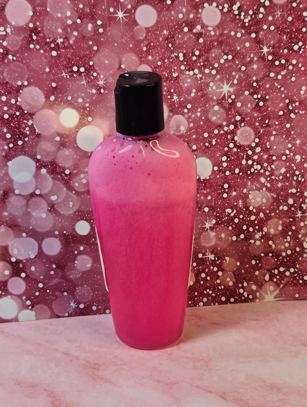 Dragonfruit & Hibiscus Foaming All Natural Body Wash. Handmade Moisturizing Shower Gel. luxurious Cleanser