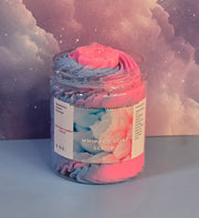 Cotton Candy Whipped Foaming Shea Butter Sugar Scrub. Exfoliating Body Wash & Scrub. All Natural Shea Butter Whipped Soap. Shaving Cream.