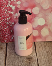 Pink Sugar Whipped Shea Butter Moisturizer. Handmade Shea Butter Body Frosting. All Natural Hand and Body Lotion 8 oz