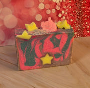 Over The Rainbow Organic Cold Process Swirl Soap. Handmade All Natural Handcrafted Soap. Cute Swirl Soap! Pink Soap Bar. Yoni Soap