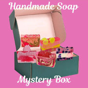 Artisan Soap Mystery Box. 5 Handmade Organic Soap Bars (Cold Process & Goat Milk Soap). All Natural Soap Bars