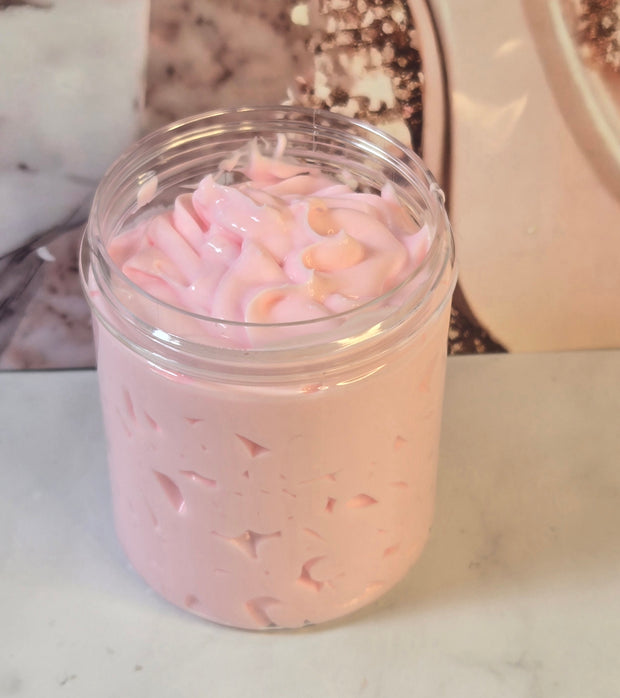 Sugar Rush Whipped Body Butter. Handmade Shea, Cocoa and Mango Butter Body Frosting. All Natural Non Greasy No Melt Body Butter